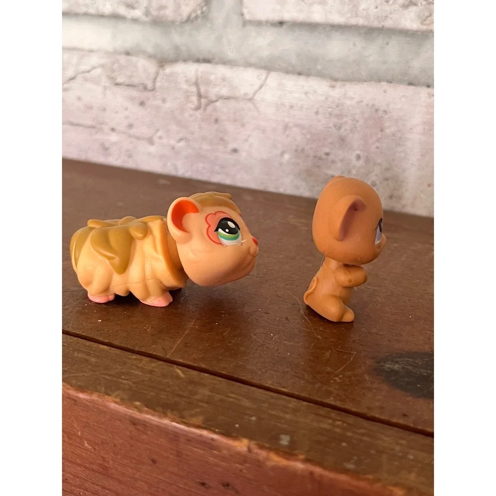 LPS Littlest Pet Shop‎ Pair of Rodents Mouse #324 Lightning Bolt Orange Hamster